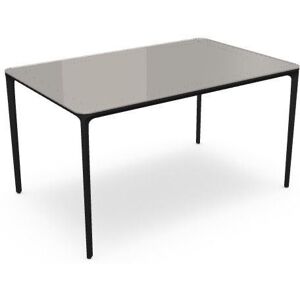 SOVET Slim Rectangular 140x90 cm - Black/Glass Clay