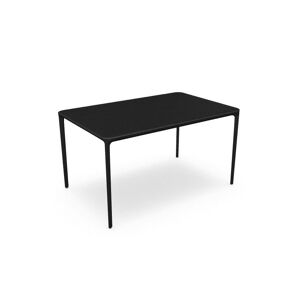 SOVET Slim Rectangular 140x90 cm - Black/Wood Oak Stained Wengé