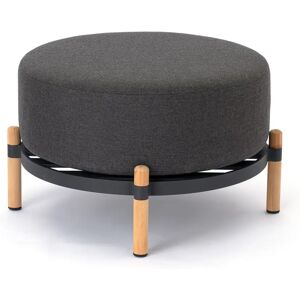 Mindo 107 Foot Stool Ø: 64 cm - Dark Grey