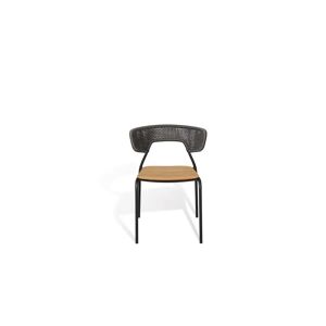 Mindo 101 Dining Chair SH: 47 cm - Dark Grey