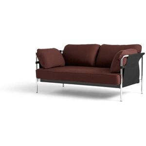 HAY Can 2 Seater L: 172 cm - Steelcut 655 / Chromed Steel