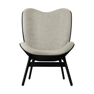 Umage A Conversation Piece Tall Loungechair SH: 42 cm - White Sands/Sort Eg