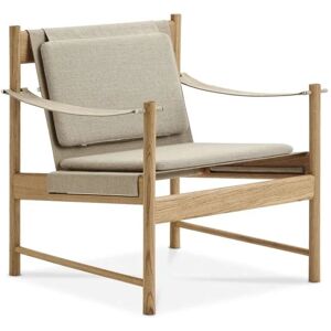 Brdr. Krüger HB Lounge Chair SH: 56,6 cm - Olieret Eg/Canvas