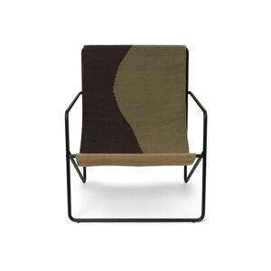 Ferm Living Desert Lounge Chair SH: 20 cm - Black/Dune