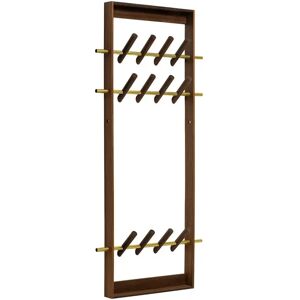 We Do Wood Coat Frame H: 150 cm - Smoked Oak/Brass