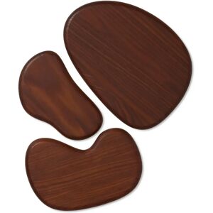 Ferm Living Cairn Cutting Boards Set of 3 - Dark Brown