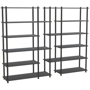 Woud Elevate Shelving System 12 - Black