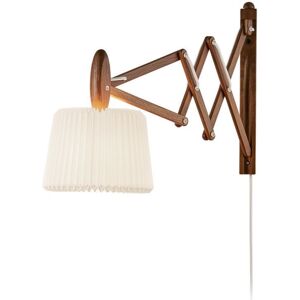 LE KLINT 223 120 Saxlampe til væg H: 31 cm - Lys Eg/Silk White Papirskærm