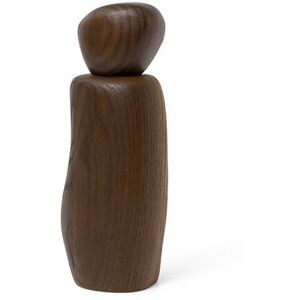 Ferm Living Pebble Grinder H: 18,8 cm - Ash/Dark Brown