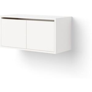 New Works Cabinet Low w. Doors 38,4x79 cm - White