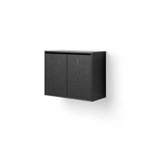 New Works Cabinet Tall w. Doors 62,4x79 cm - Black Ash