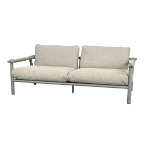 Cane-line Outdoor Sticks 2-Seater Sofa B: 194 cm - Taupe/Desert Sand