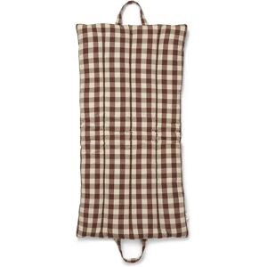 Ferm Living Bothy Check Folding Mat 70x100 cm - Cinnamon/Grey Green