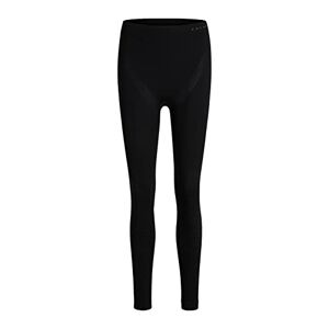 FALKE ESS Women Warm Long tights, Size L, Black, polyamide mix Sweat wicking, fast drying, protection in mild to cold temperatures