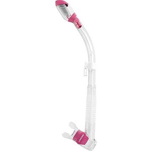 Cressi Adult Premium Dry Snorkel, pink