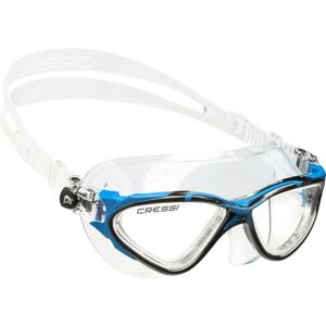 Cressi Unisex Schwimmbrille Planet, klar/blau/schwarz, one size, DE202722