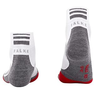 FALKE Unisex Fahrradsocken BC5 U SSO Baumwolle Antiblasen 1 Paar, Weiß (White-Mix 2020), 42-43