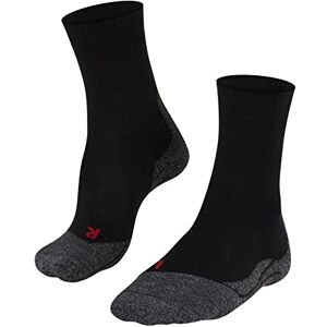 FALKE Damen Wandersocken TK2 Explore Sensitive W SO Wolle antiblasen dick 1 Paar, Schwarz (Black-Mix 3010), 41-42