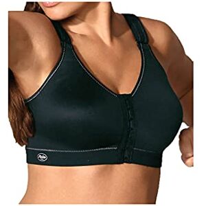 Anita Active Damen Sport Frontline Open BH, schwarz 001, 80E