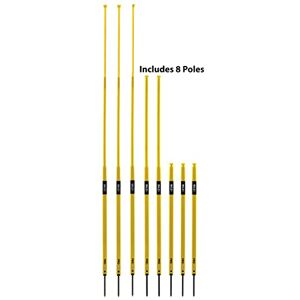 SKLZ Unisex Aility Poles  Pro Agility Trainingsst cke Gelb, Gelb, Einheitsgröße EU