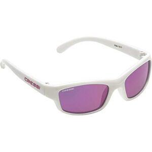 Cressi Swim Kinder Jogi Kid'S Sunglasses Sonnenbrille, Weiß/Linsen Rosa, 2/6 Jahre