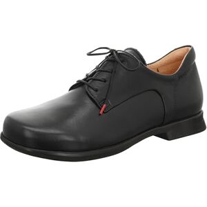 Think! Herren Pensa Nachhaltige Wechselfußbett Schnürhalbschuhe, Schwarz, 45 EU