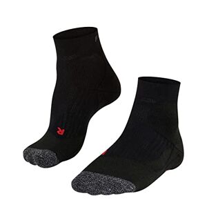 FALKE Men's TE2 Short M SSO Cotton Anti-Blister 1 Pair Tennis Socks, Black (Black 3000), 11-12.5