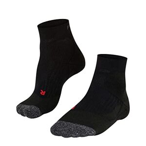 FALKE Herren Tennissocken TE2 Short M SSO Baumwolle Funktionsmaterial antiblasen 1 Paar, Schwarz (Black 3000), 46-48