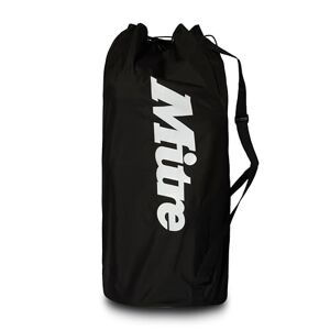 Mitre Fußballtasche, strapazierfähig, verstellbare Riemen, Schwarz, 12 Bälle