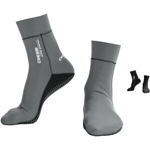 Cressi Ultra Stretch Socks Premium Diving Socks Neoprene 1.5 mm Men and Women, grey, l