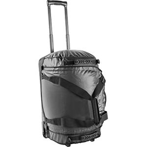 Tatonka Trolley Barrel Roller M (60 Liter) Reisetrolley aus LKW-Plane mit Teleskop-Handgriff und großer Reißverschluss-Öffnung 60l Reisetasche robust und pflegeleicht (black)