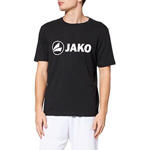 JAKO T-shirt with logo, black, xxl