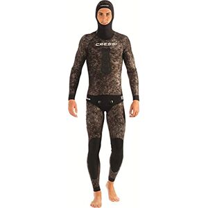 Cressi Tracina Jacket Wetsuit Freitauchen und Fischen Neoprenanzug Jacke in Neopren Gefüttert Außen Glatt Innen, Erhältlich in der Version 3.5/5/7 mm für Männer