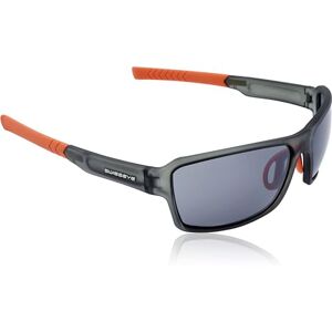 SWISSEYE Freestyle Sports Glasses (100% UVA, UVB and UVC Protection, Shatter-Free Material, Nose Area & Rubber Temple Ends, Anti-Fog/Anti-Scratch, Includes Microfibre Pouch), Dark Grey/Orange