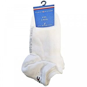 Tommy Hilfiger Unisex Children's Trainer Socks (Sneaker Trainer Socks) White, size: 31-34
