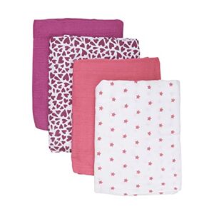 Care Baby Burp Cloths, made of cotton in 4 and 10 packs