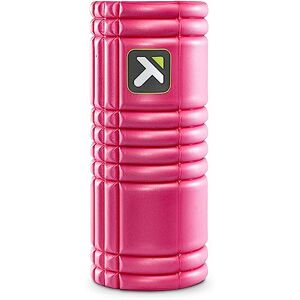 TRIGGERPOINT Grid Faszienrolle mit Kostenlosen Online-Videos, Kompakte Massagerolle, Tragbare und Vielseitige Faszienrolle, Rosa, 13''/33cm