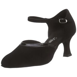 Diamant 049-106-106 Damen Tanzschuhe Standard & Latein, Schwarz (Schwarz), 37 1/3 EU (4.5 Damen UK)