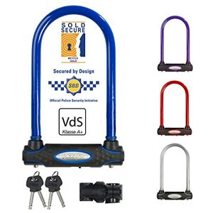 Master Lock Street Fortum Gold Sells Secure D-Lock 210 x 110 mm Different colors (red / blue / silver / purple), 1 unit