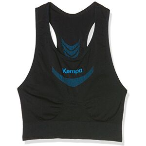 Kempa Unisex Bekleidung Teamsport Attitude Pro Damen Trainingstop, Schwarz/blau, XL-XXL EU