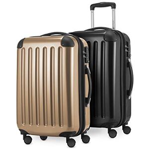 Hauptstadtkoffer 59185629 Suitcase, 84 Litres, Champagne/Black, Champagne-Black, Suitcase