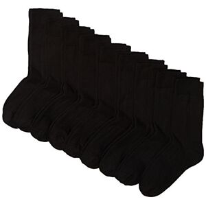 Camano Men's 3403 Ca-Cotton Socks 9 Paar Calf Socks, Black (Black 05), 2.5/5 (Manufacturer size: 35/38)