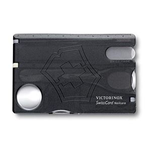 Victorinox Swiss Card Pocket Knife, Nail Care, Nail File, Scissors, black