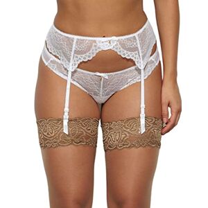 Gossard Damen Superboost Lace Suspender Gürtel, Weiß (White), Large (Herstellergröße: L)