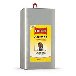 BALLISTOL 26530 ANIMAL Tierpflege-Öl 5L – Huf-, Schweif- und Fell-Pflege für Hund, Katze, Pferd, Hof- & Haustiere