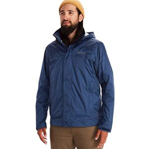 Marmot PreCip Men's Rain Jacket Waterproof Windproof & Breathable, blue, s