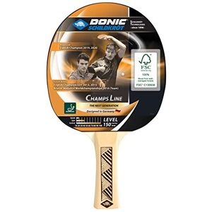 Schildkröt Donic- Tischtennisschläger Champs Line 150, FSC-Holz Noppen innen, Jade ITTF Belag, 705116