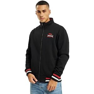 Lonsdale Herren Sweatshirt Sweatshirt Zip Dover schwarz (schwarz) X-Large