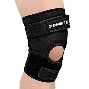 Zamst JK-2 Kniebandage Optimierte Patellasehnenbandage Kompressions Bandage Knie für Basketball, Volleyball, Fußball, Sprungsportarten Einzigartiges Patellapolster und Quad-Riemen