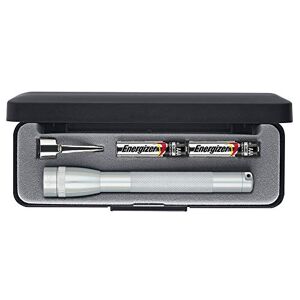 Maglite Mini  Glühlampe 2AAA Taschenlampe silber Präsentationsbox